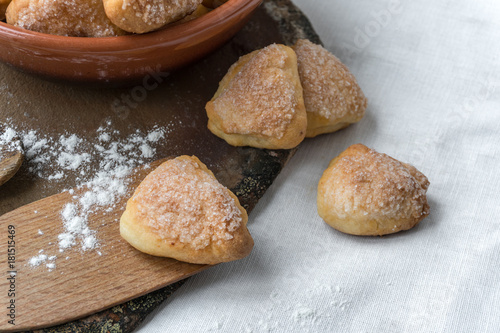 Delicious homemade cottage cheese sugar cookies.