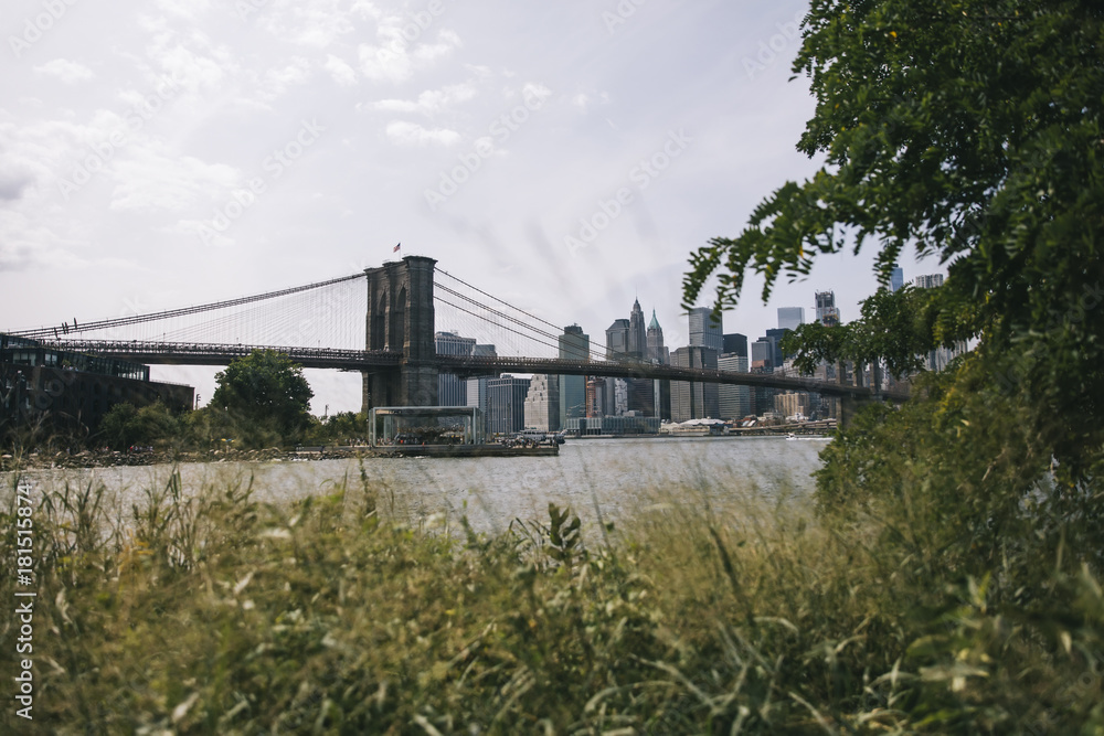 Obraz premium Brooklyn bridge in New York City