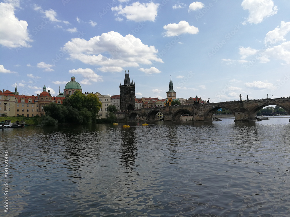 Pont St Charles à Prague.