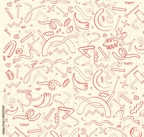 Fun Playful Random Doodles Squggles and Shapes