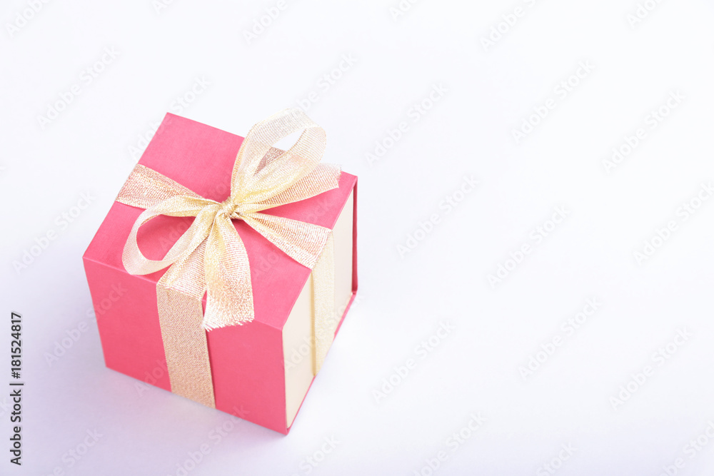 Gift boxes with bow on white background Gift boxes with bow on white background
