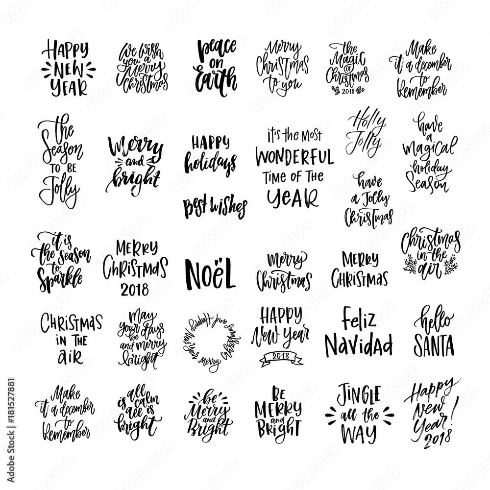 Merry Christmas greeting card. Xmas vector background. Hand drawn calligraphy - Christmas in the Air , Happy new year. Merry Christmas greeting card. Xmas vector background. Hand drawn calligraphy - Christmas in the Air , Happy new year.