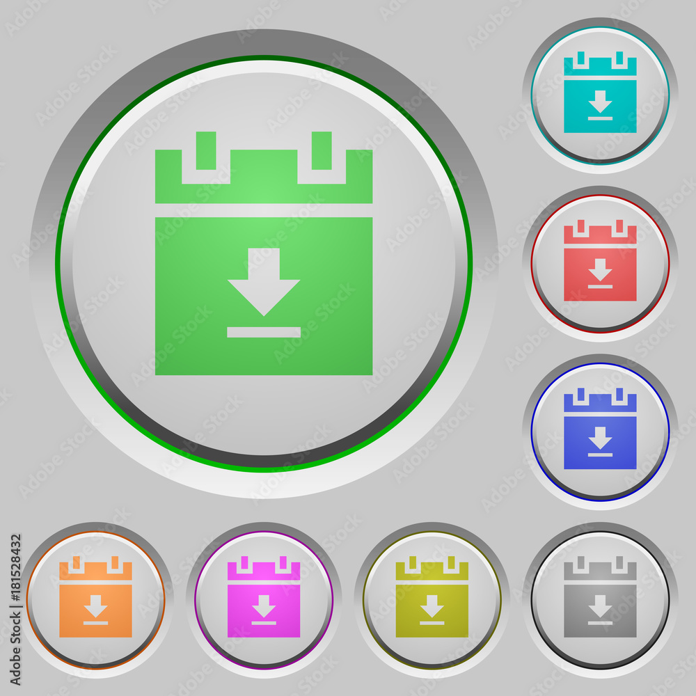 download schedule data push buttons