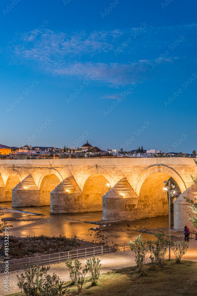 Roman bridge in Cordoba, Andalusia, southern Spain. Roman bridge in Cordoba, Andalusia, southern Spain.