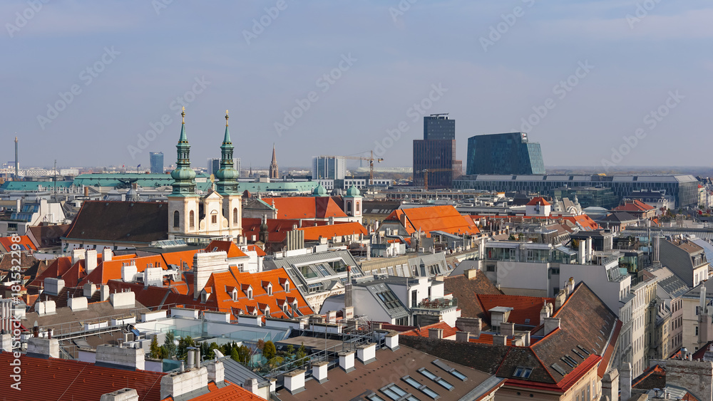 Vienna Skyline Austria Aerial View Of Vienna Austria Vienna Wien Is The Capital And Largest City Of Austria And One Of The 9 States Of Austria Stock Photo Adobe Stock