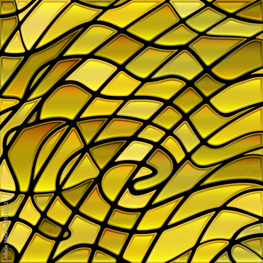 Naklejka premium abstract vector stained-glass mosaic background