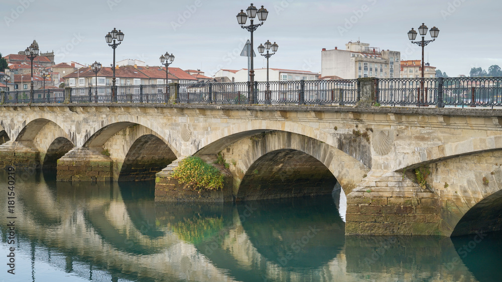 Old Bridge, Pontevedra, Galicia, Spain