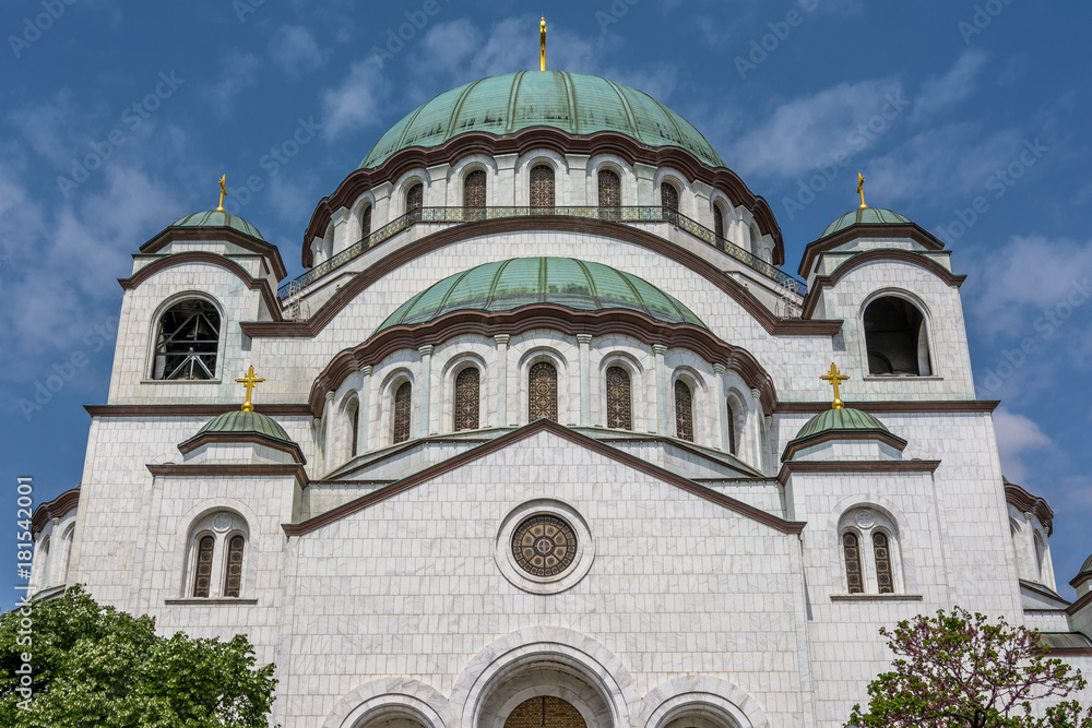 The Church of Saint Sava in Belgrade, Serbia