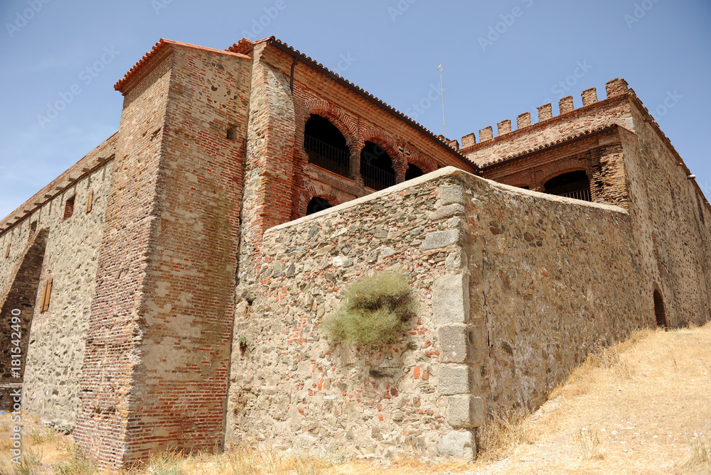Tentudia Monastery in Calera de Leon, Badajoz province, Extremadura, Spain