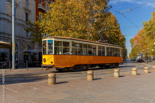 Milan. Old tram.