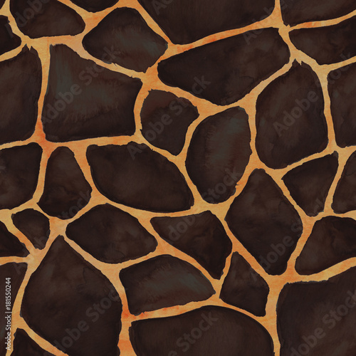 Giraffe skin seamless pattern