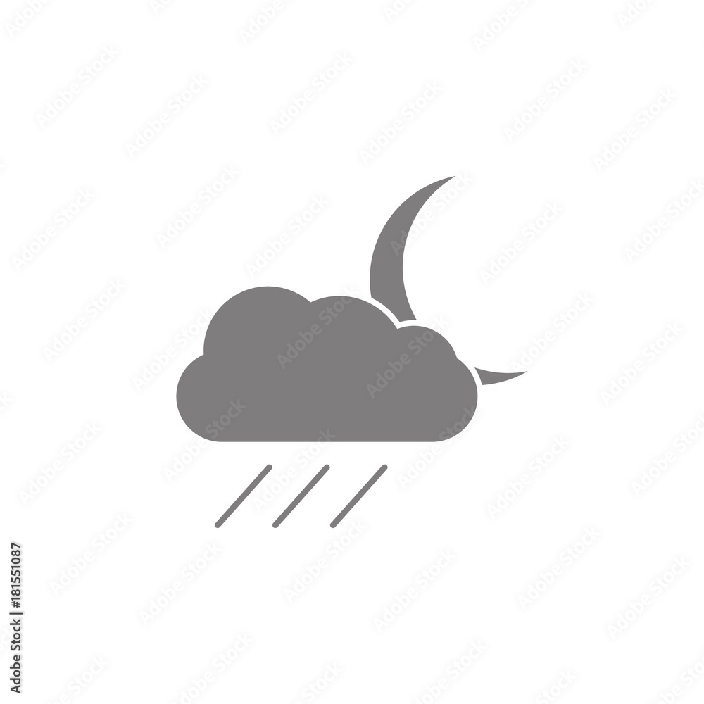 Cloud and Moon Icon. Web element. Premium quality graphic design. Signs symbols collection, simple icon for websites, web design, mobile app, info graphics Cloud and Moon Icon. Web element. Premium quality graphic design. Signs symbols collection, simple icon for websites, web design, mobile app, info graphics