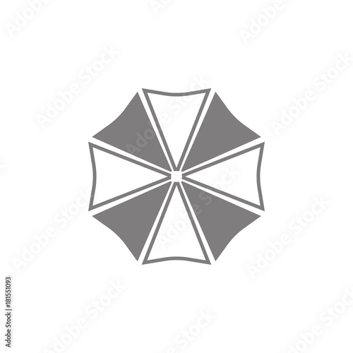 Umbrella on top icon. Web element. Premium quality graphic design. Signs symbols collection, simple icon for websites, web design, mobile app, info graphics photo