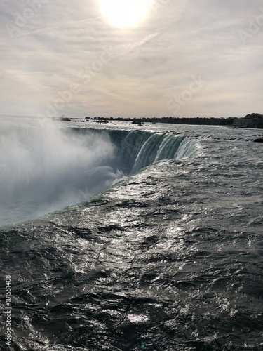 Cascate del Niagara all’alba, Niagara, Ontario, Canada