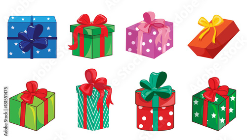 Christmas present boxes