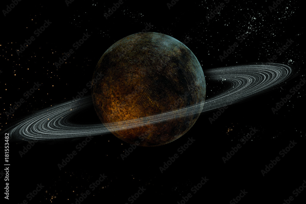 Fototapeta premium Planeta Saturn Galaxy
