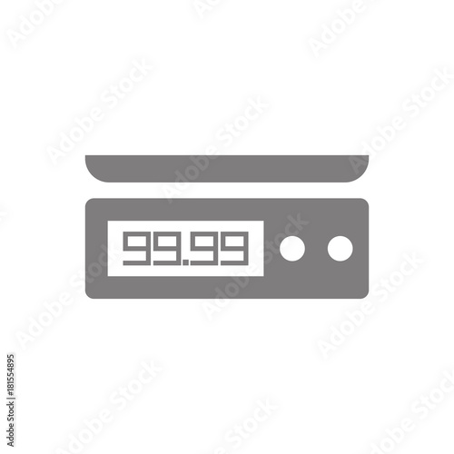 Electronic scales for products icon. Web element. Premium quality graphic design. Signs symbols collection, simple icon for websites, web design, mobile app, info graphics