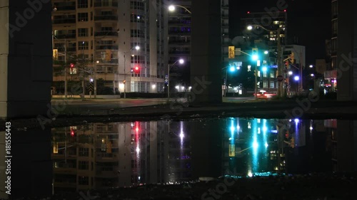 Wallpaper Mural Timelapse, Toronto night traffic Torontodigital.ca