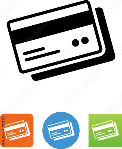 Credit Card Back Sides Up Icon