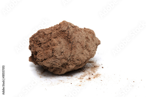 Fotografi red chunk of barren clay