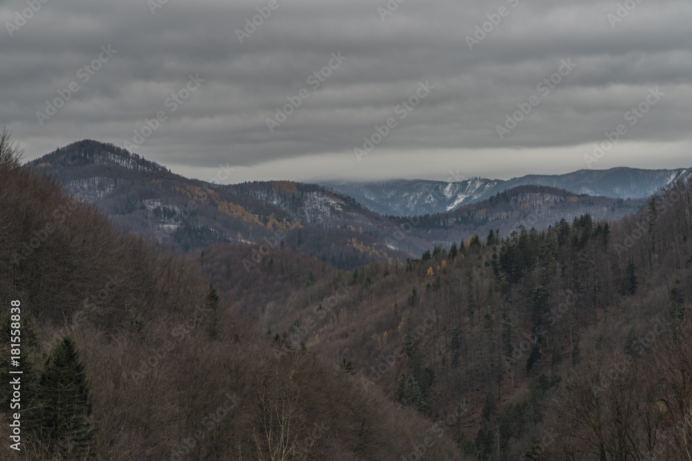 View for mountains from Spania Dolina village