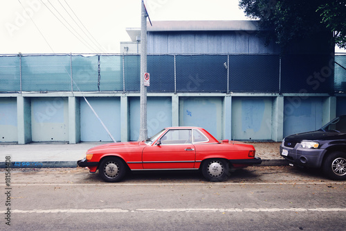 Red Street Car