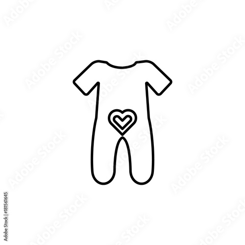 baby dress icon