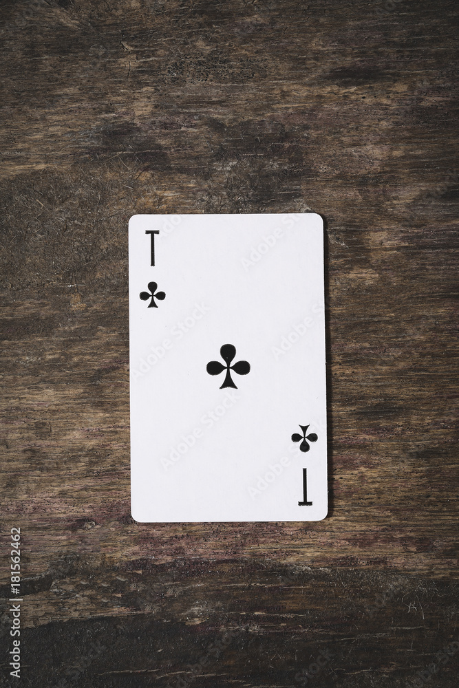 ace of clubs playing cards