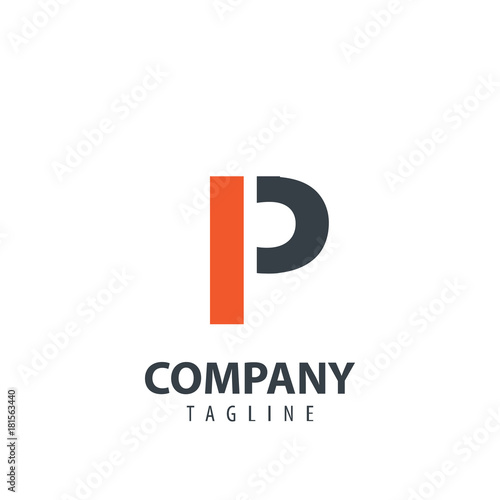 Initial Letter IP Design Logo