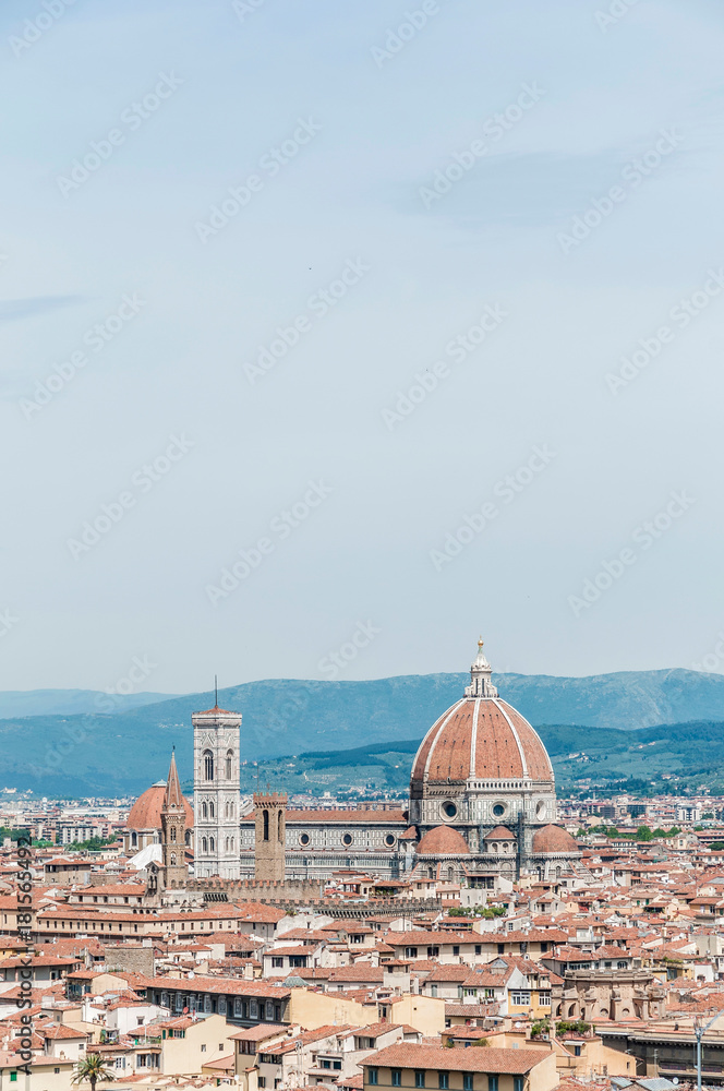 Fototapeta premium The Basilica di Santa Maria del Fiore in Florence, Italy