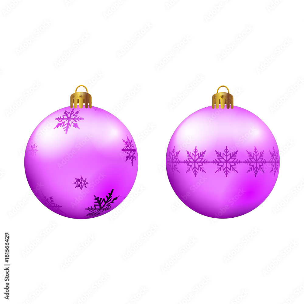 Purple Christmas ball Vector illustration Purple Christmas ball Vector illustration