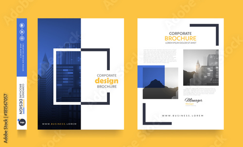 poster flyer pamphlet brochure cover design layout space for photo background, vector template in A4 size