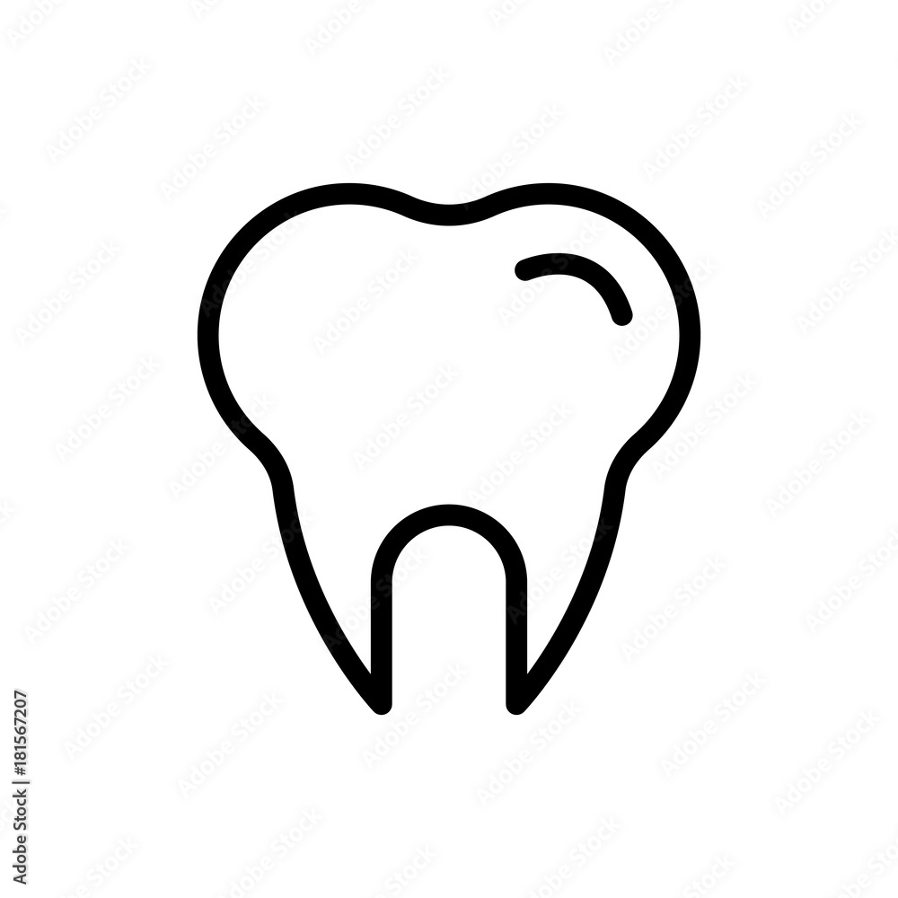 Teeth flat icon Teeth flat icon