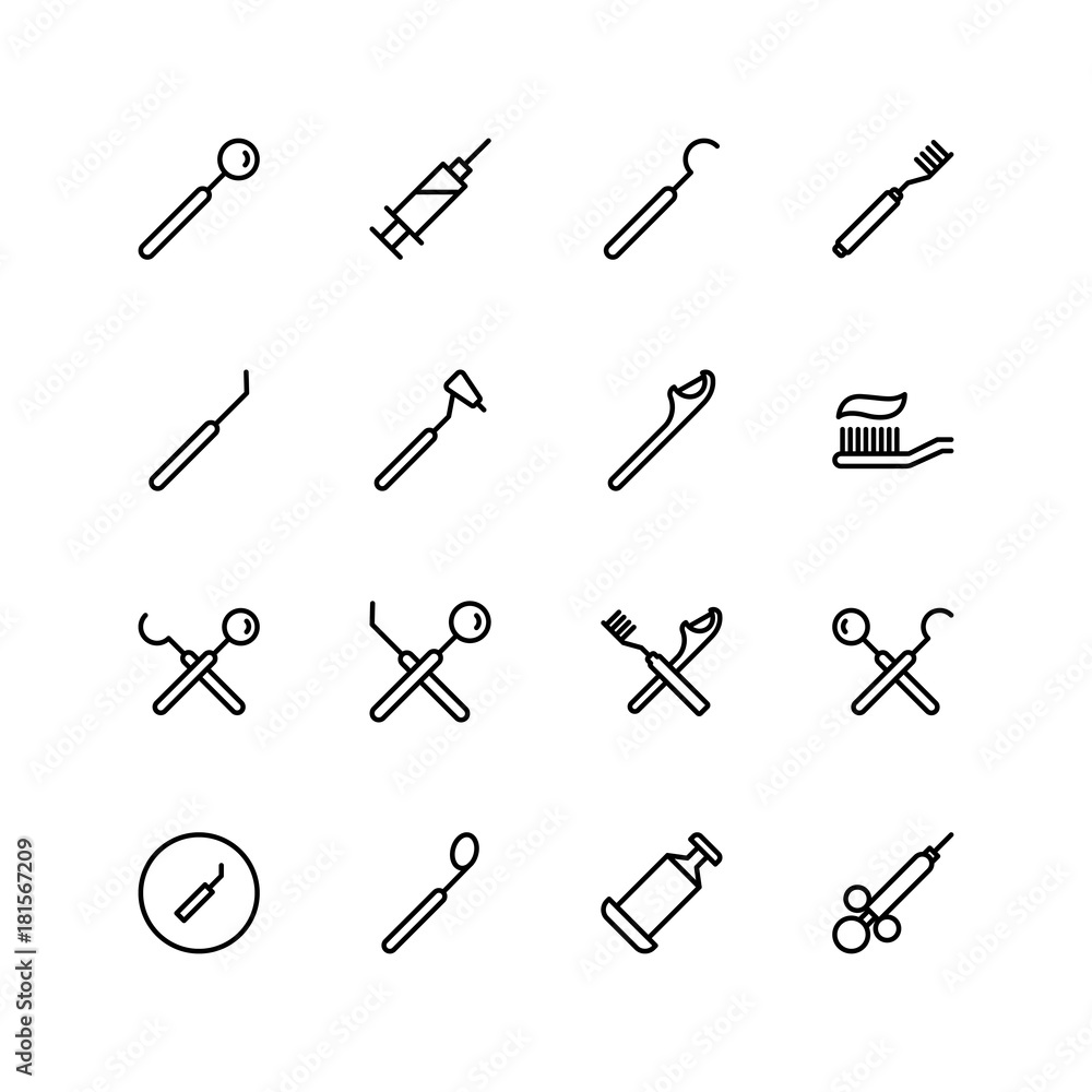 Teeth tool icon Teeth tool icon