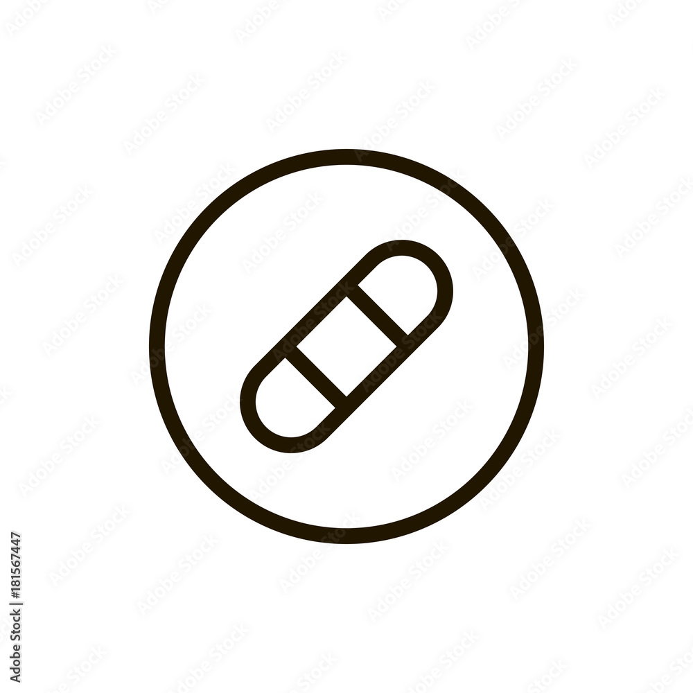Plaster flat icon Plaster flat icon