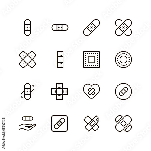 Plaster flat icon
