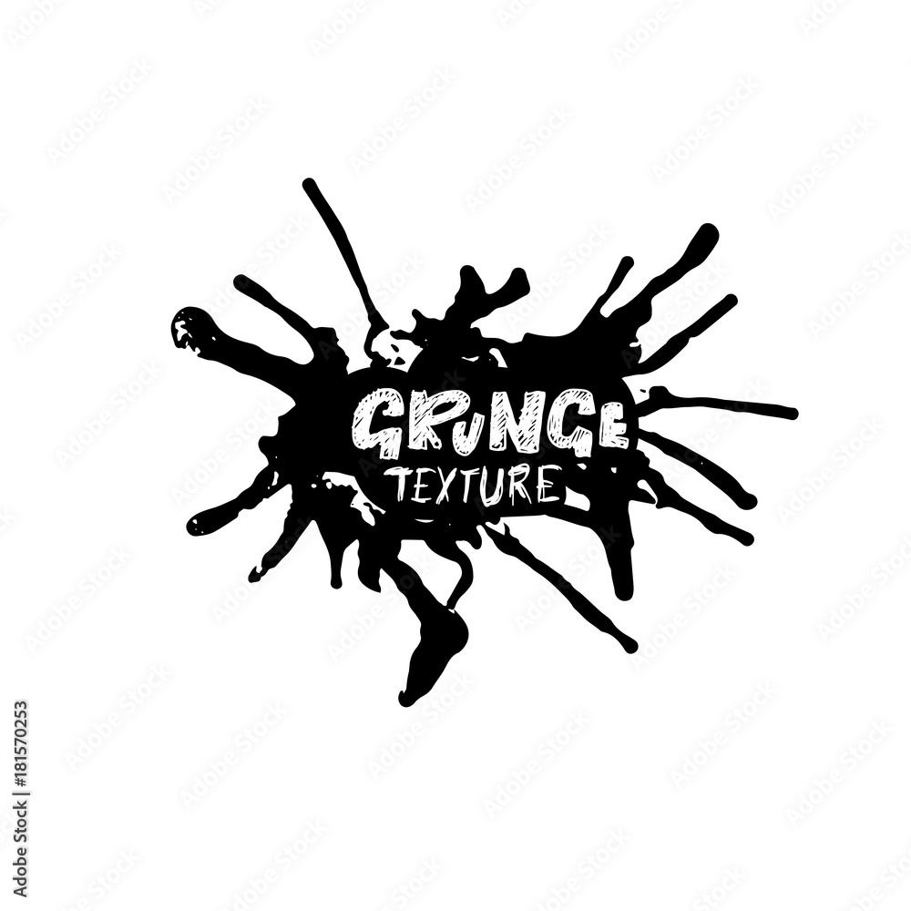 Ink vector brush strokes. Vector illustration. Grunge hand drawn watercolor texture. Space for text. Ink vector brush strokes. Vector illustration. Grunge hand drawn watercolor texture. Space for text.