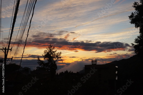 夕暮れの空
