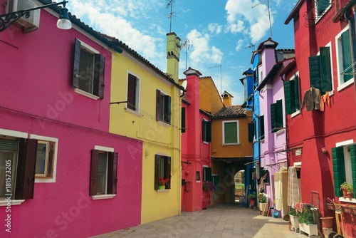 Colorful Burano street view © rabbit75_fot