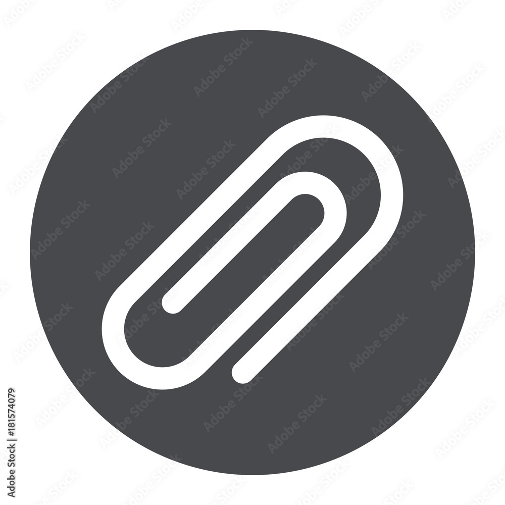 paper clip circle icon paper clip circle icon