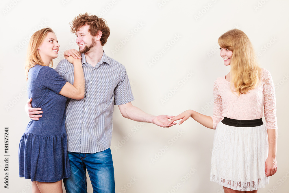Happy triangle relationship Happy triangle relationship