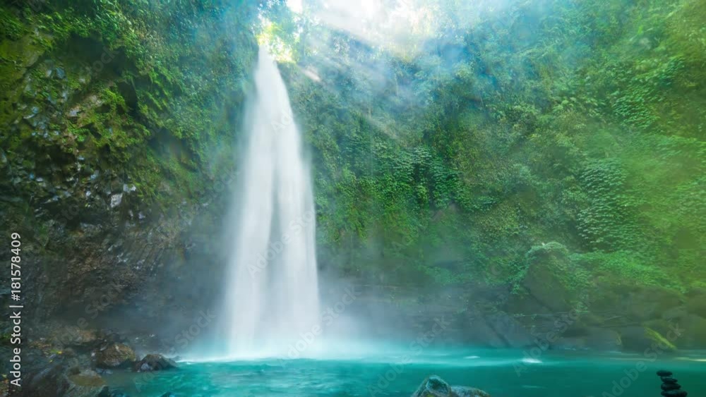 Wonderful Scenery of Nungnung Waterfall in Bali Wonderful Scenery of Nungnung Waterfall in Bali