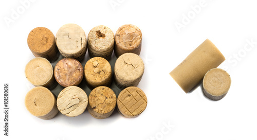 Collection of Used Wine Corks