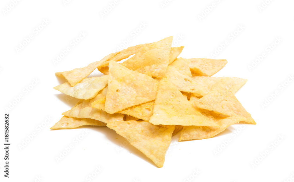 triangle chips isolated triangle chips isolated