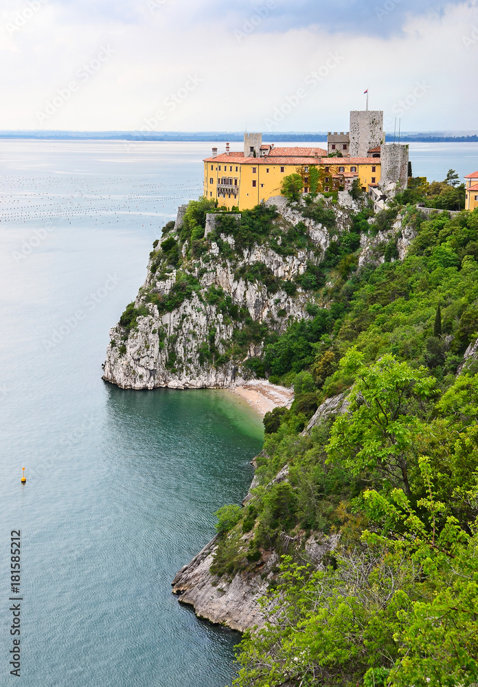 Duino Castle on the rock, Trieste, Italy