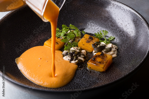 Pumpkin cream soup
