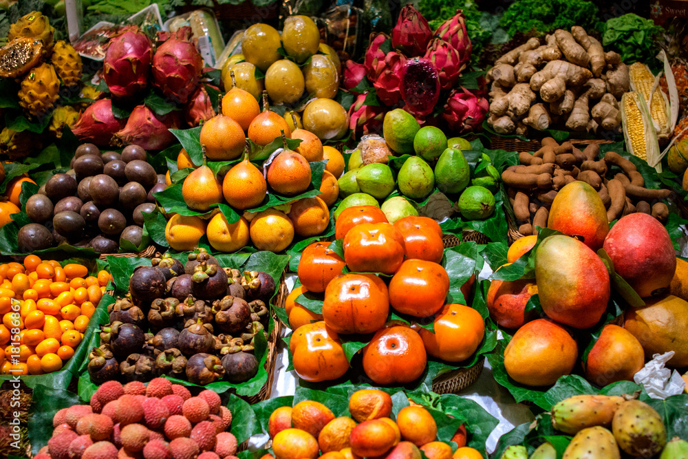 Fruits on amrket place.