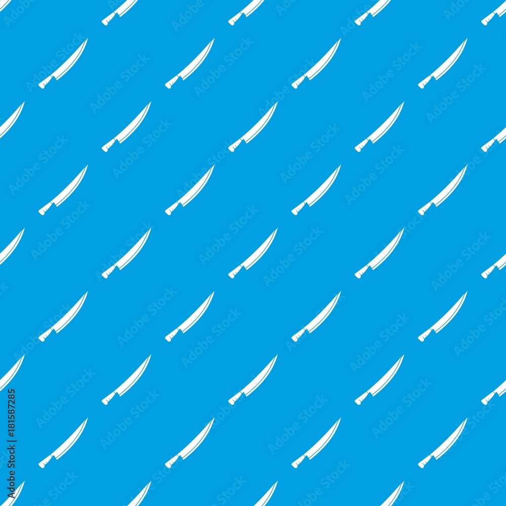 Long knife pattern seamless blue Long knife pattern seamless blue