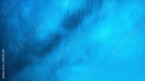 The Milky Way Galaxy moving over the mountain ridge. Night lapse from night to day. Starry night.