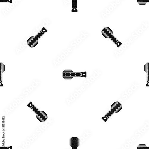 Measuring centimeter pattern seamless black